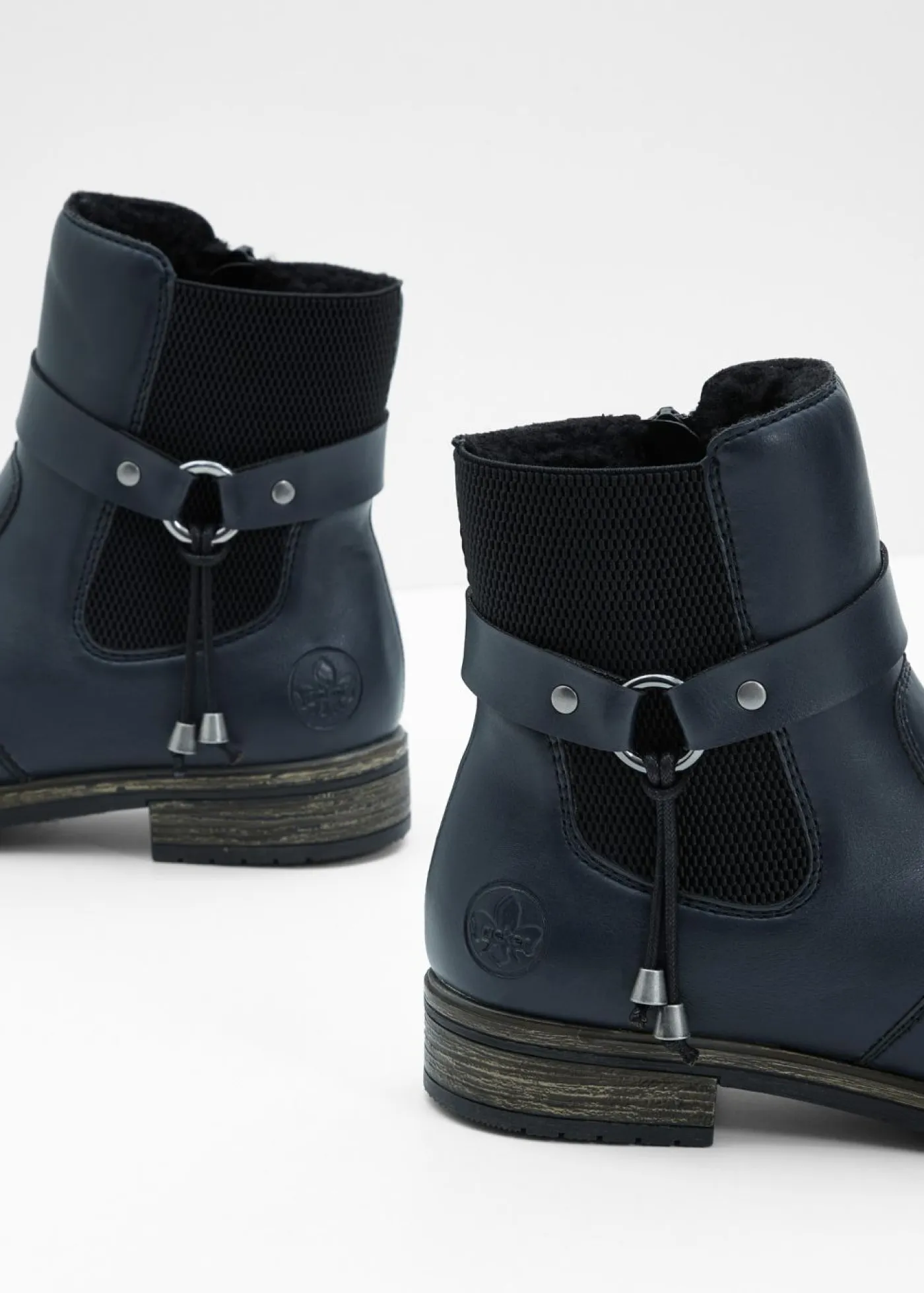 bonprix Rieker Botines De Nieve·Botines Chelsea|Botines De Nieve·Botines Forrados>Botas Chelsea de Rieker Azul marino
