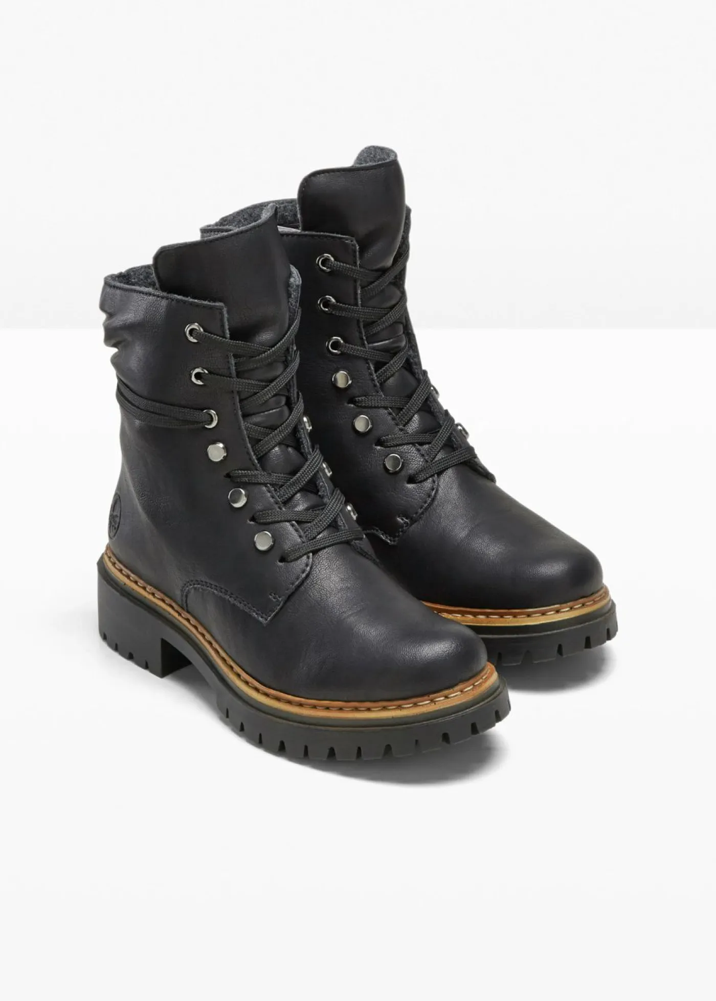 Mujer bonprix Rieker Botas cómodas, con cordones y forradas, de Rieker