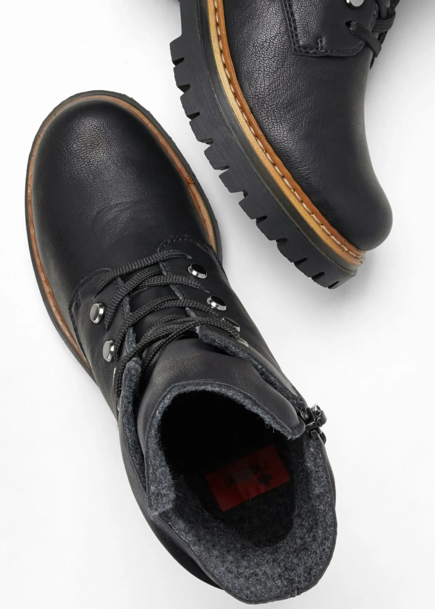 Mujer bonprix Rieker Botas cómodas, con cordones y forradas, de Rieker