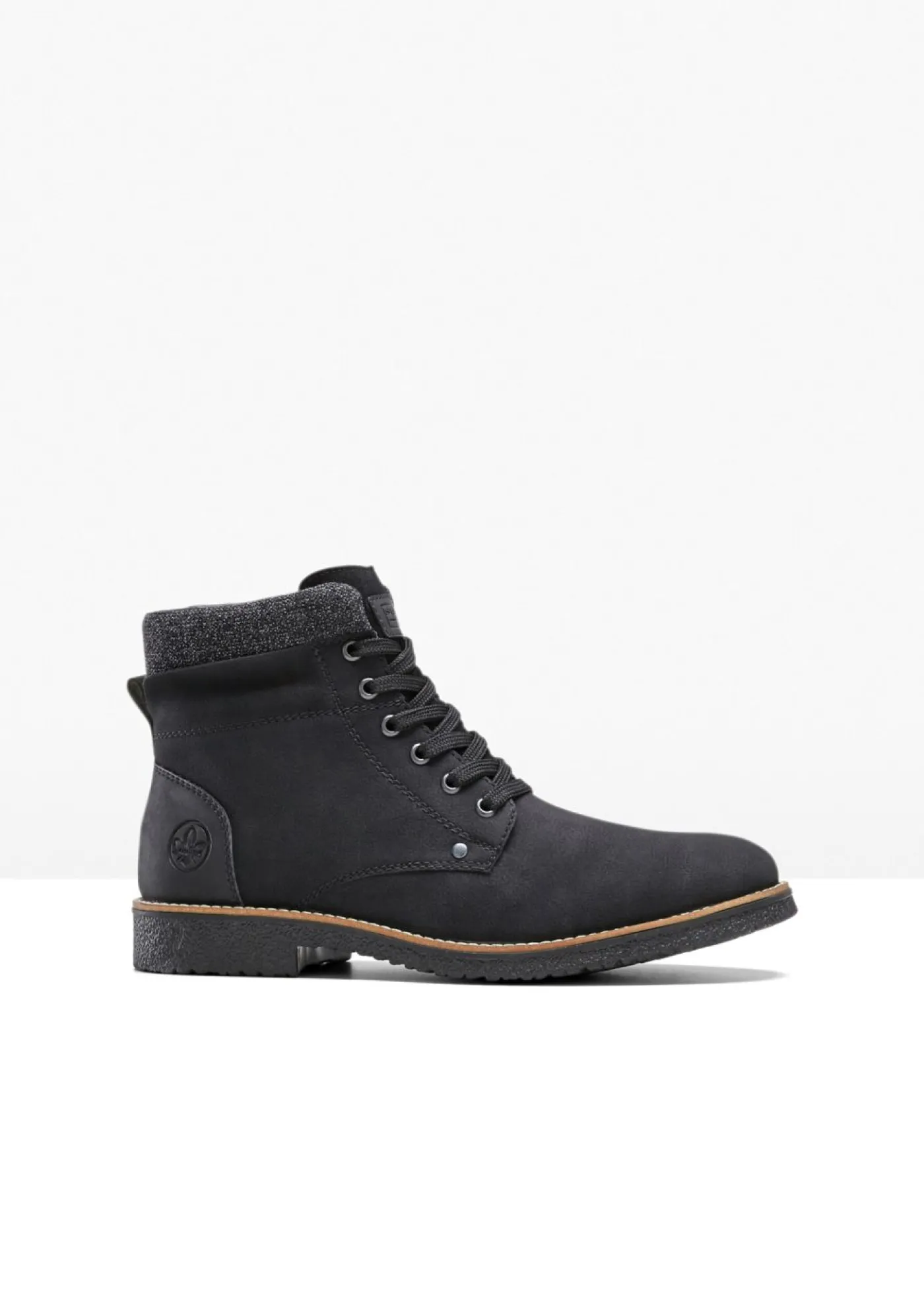 bonprix Rieker Botines|Zapatos De Marca>Botas con cordones Negro