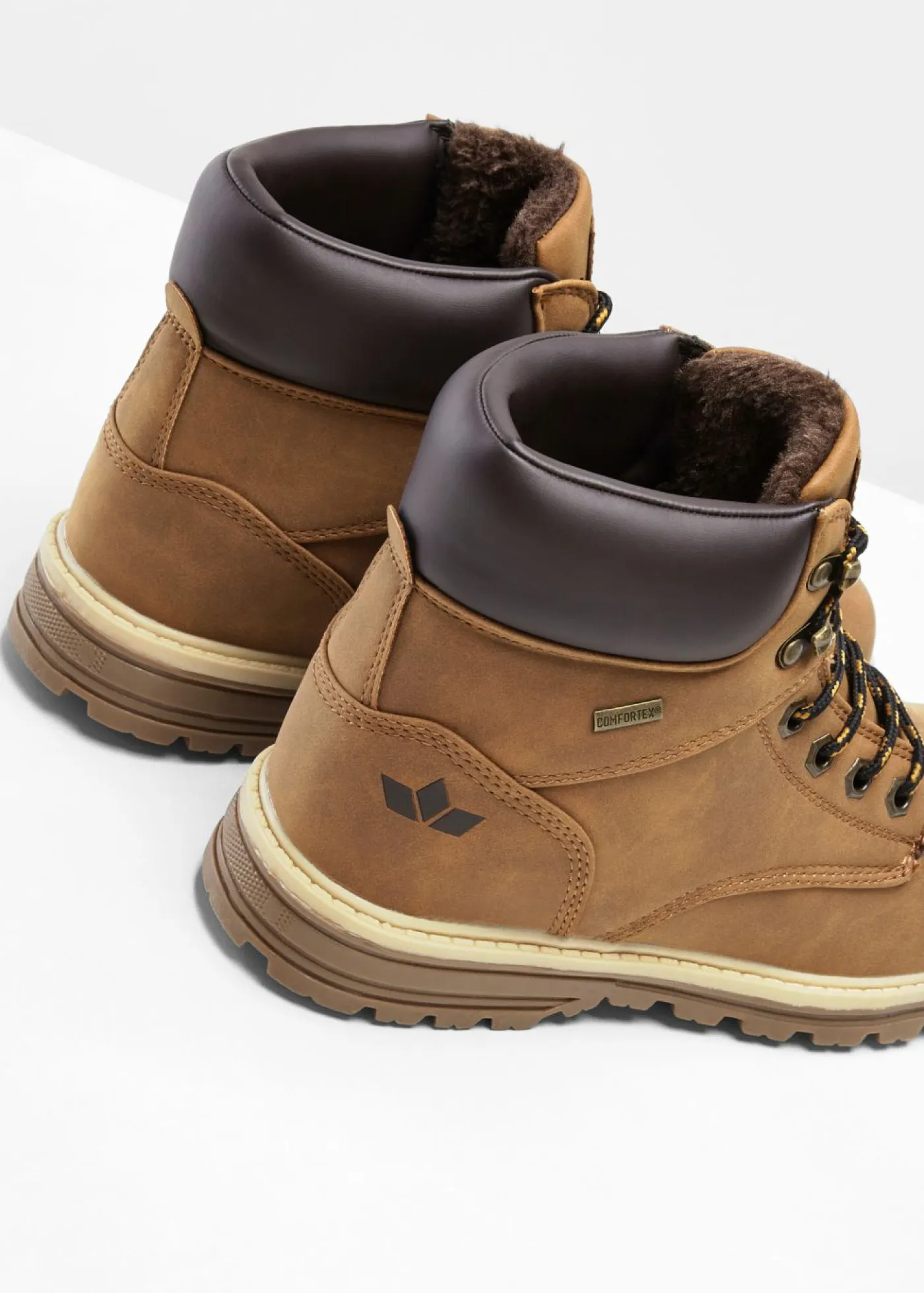 bonprix Lico Botines|Zapatos De Marca>Botas con cordones de Lico marrón