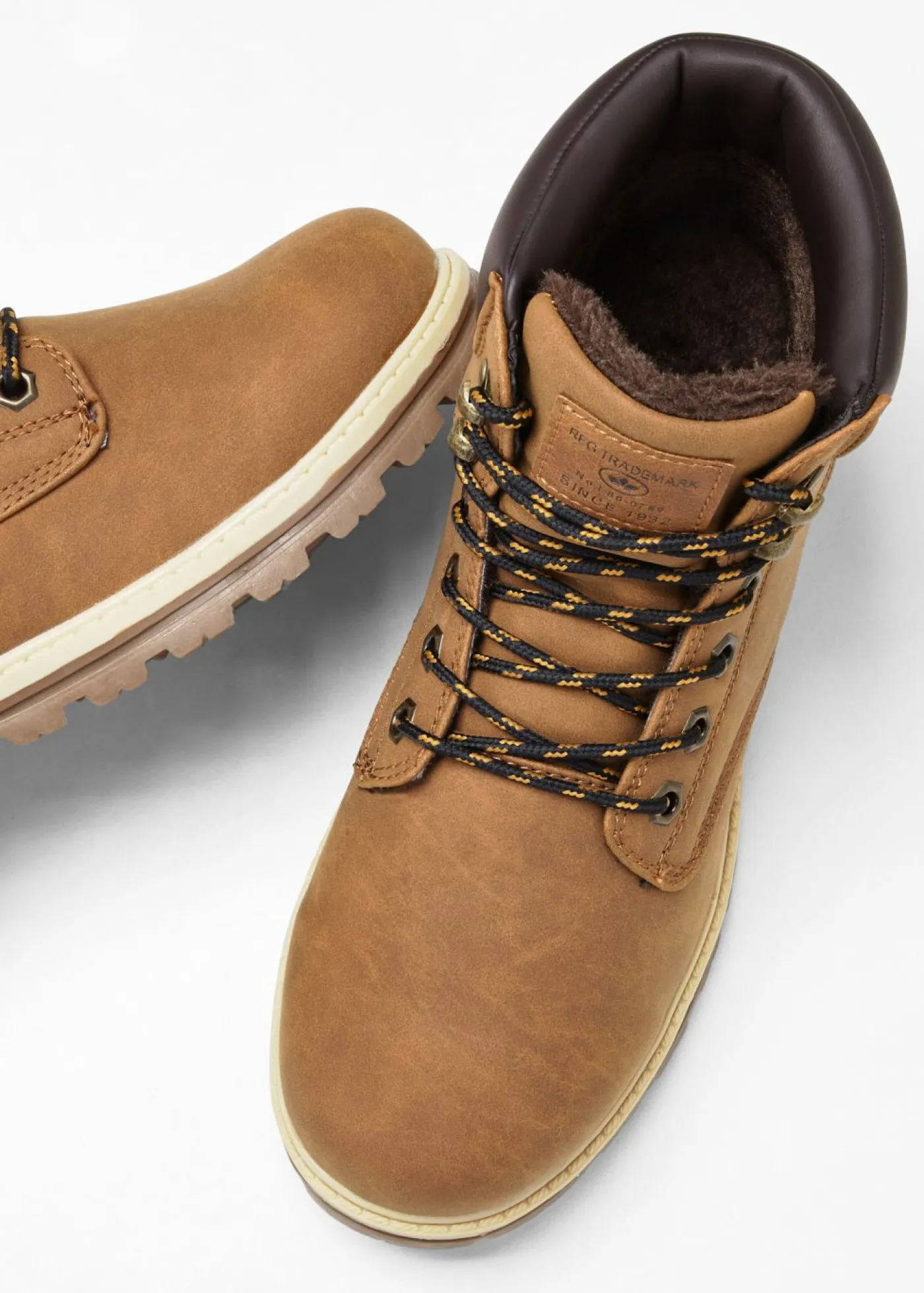 bonprix Lico Botines|Zapatos De Marca>Botas con cordones de Lico marrón