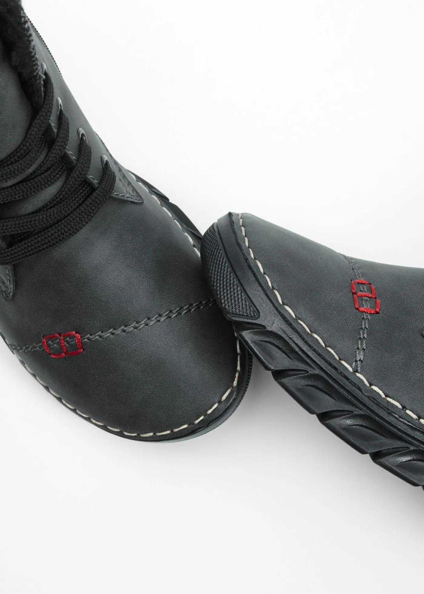 bonprix Rieker Botines De Nieve·Botas Con Cordones|Botines De Nieve·Botines Forrados>Botas con cordones de Rieker Gris oscuro