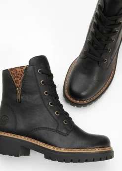 Mujer bonprix Rieker Botas con cordones forradas de Rieker