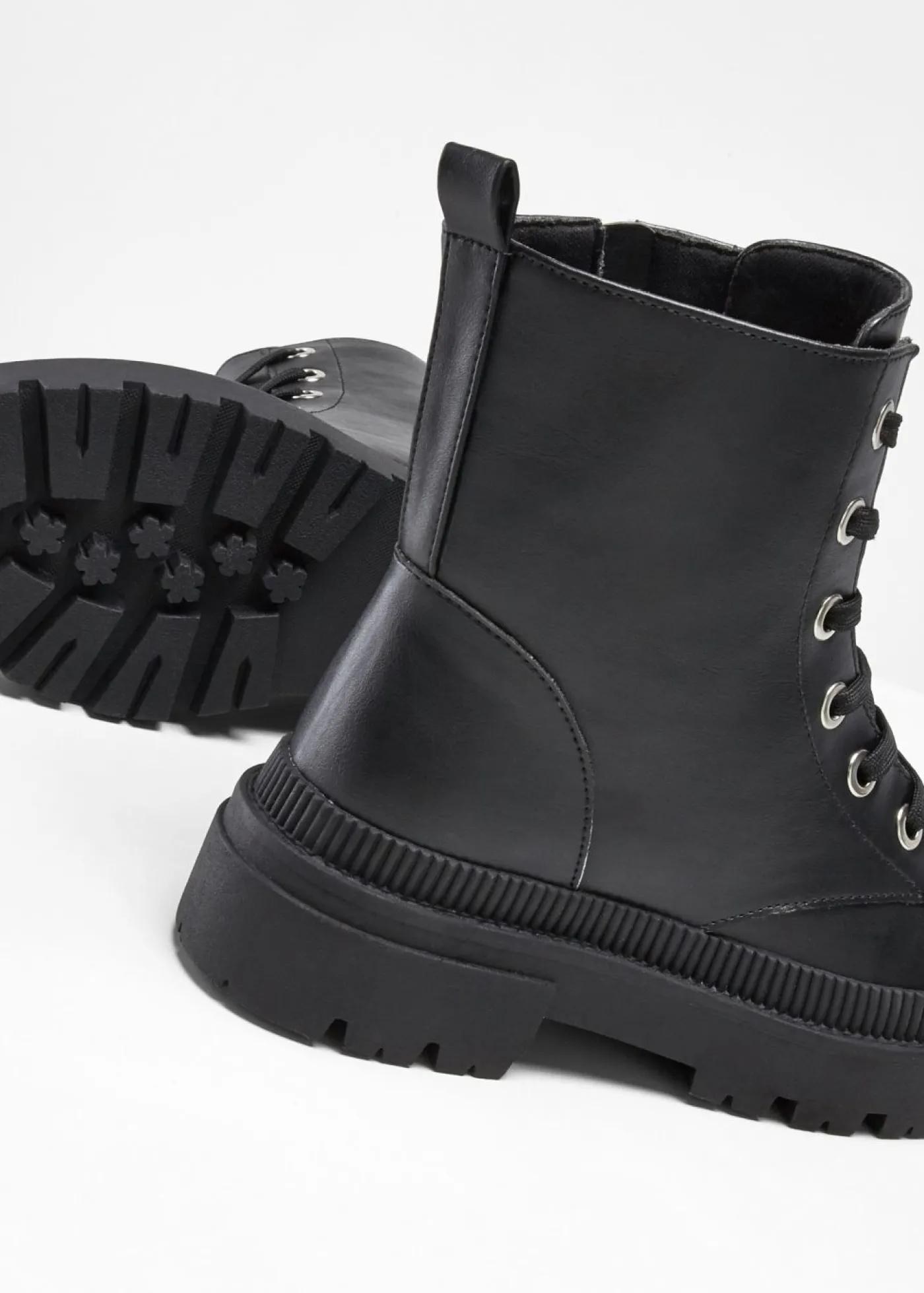 Mujer bonprix bonprix Botas con cordones y suela perfilada