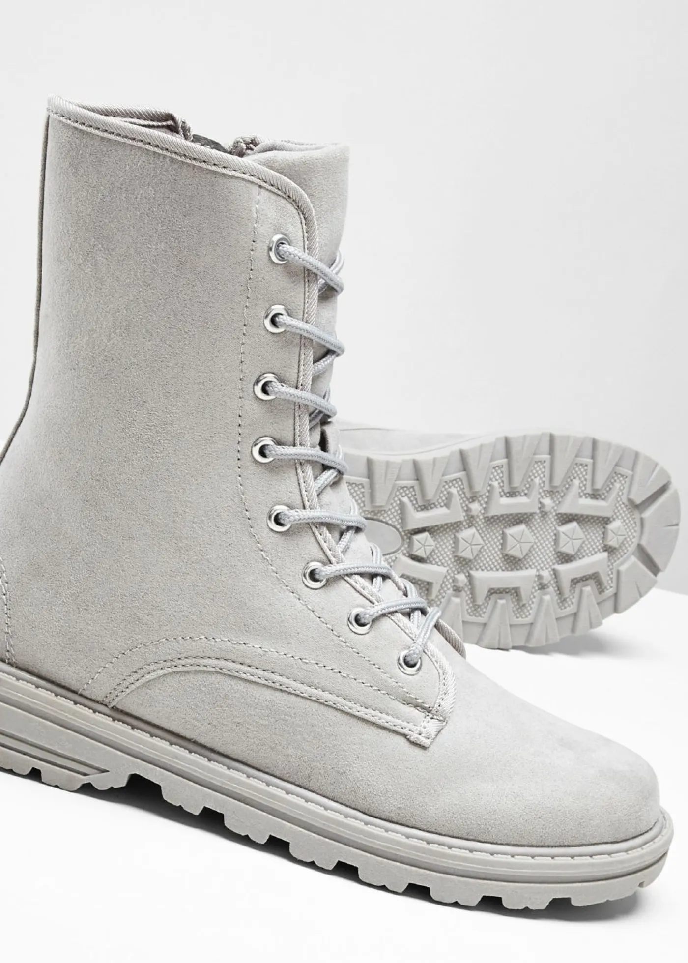 Mujer bonprix bonprix Botas con cordones y suela perfilada