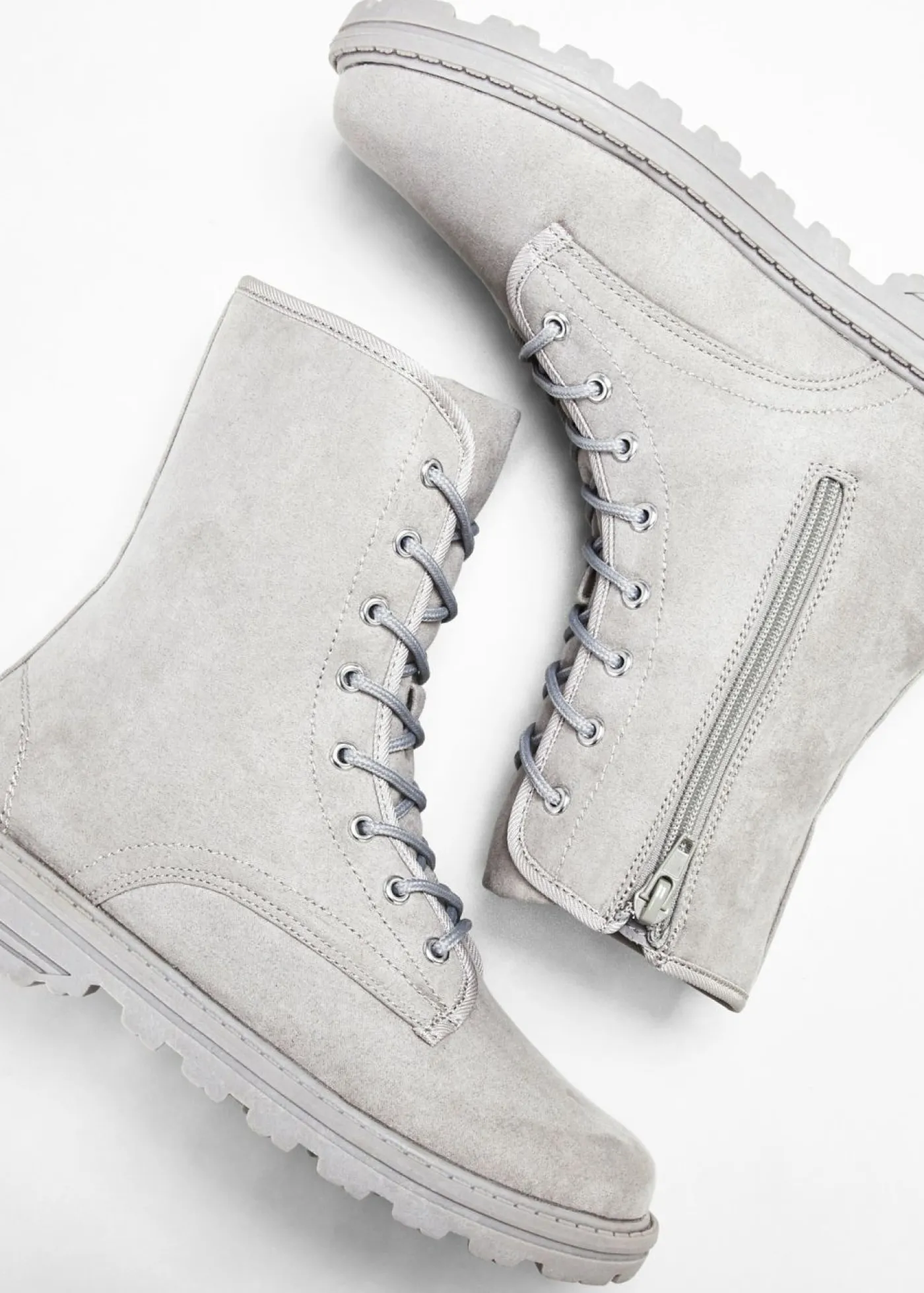 Mujer bonprix bonprix Botas con cordones y suela perfilada