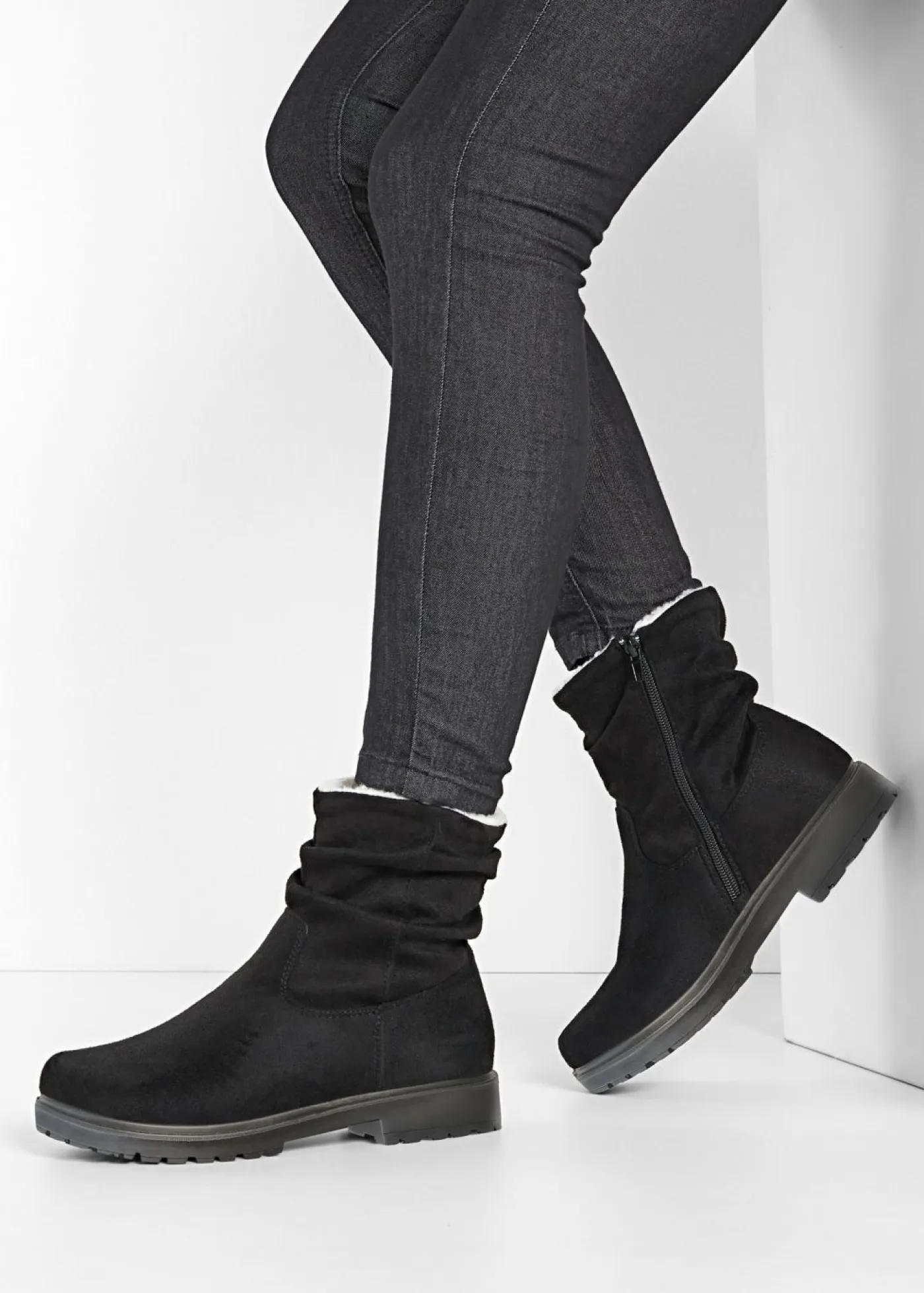 Mujer bonprix bonprix Botas con fruncido
