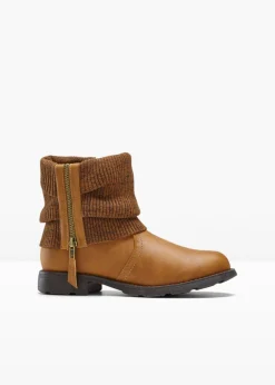 Mujer bonprix bonprix Botas con inserto de punto