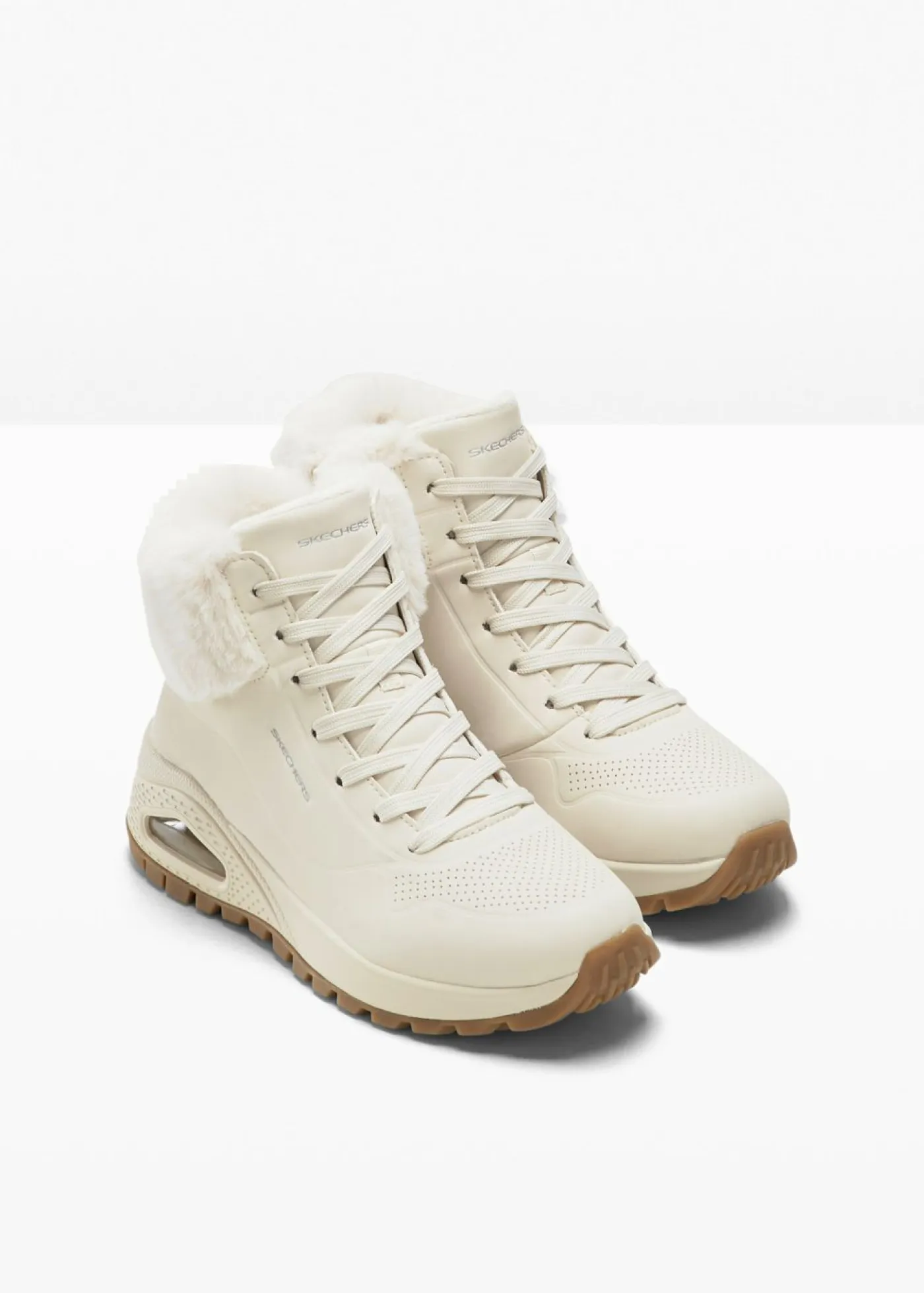 bonprix Skechers Botines De Nieve·Botas Con Cordones|Botines De Nieve·Botines Forrados>Botas de cordones Skechers con espuma viscoelástica Arena claro