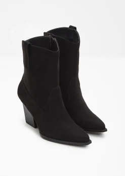 bonprix bonprix Tendencias·Zapatos Veganos|Botines>Botas de estilo cowboy Negro