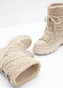 Mujer bonprix bonprix Botas forradas con cordones