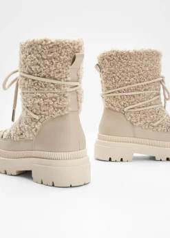 Mujer bonprix bonprix Botas forradas con cordones
