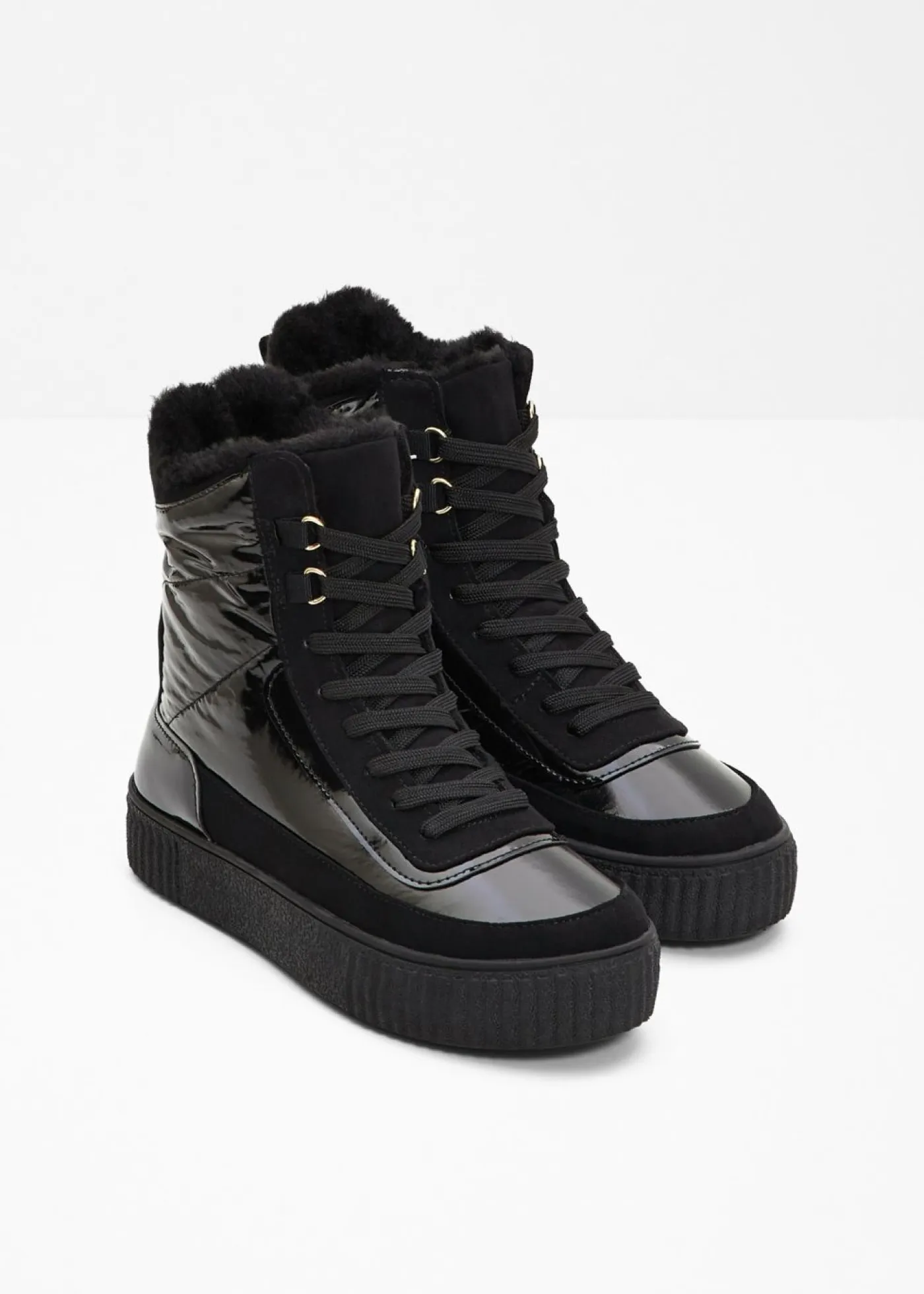 Mujer bonprix bonprix Botas forradas con cordones