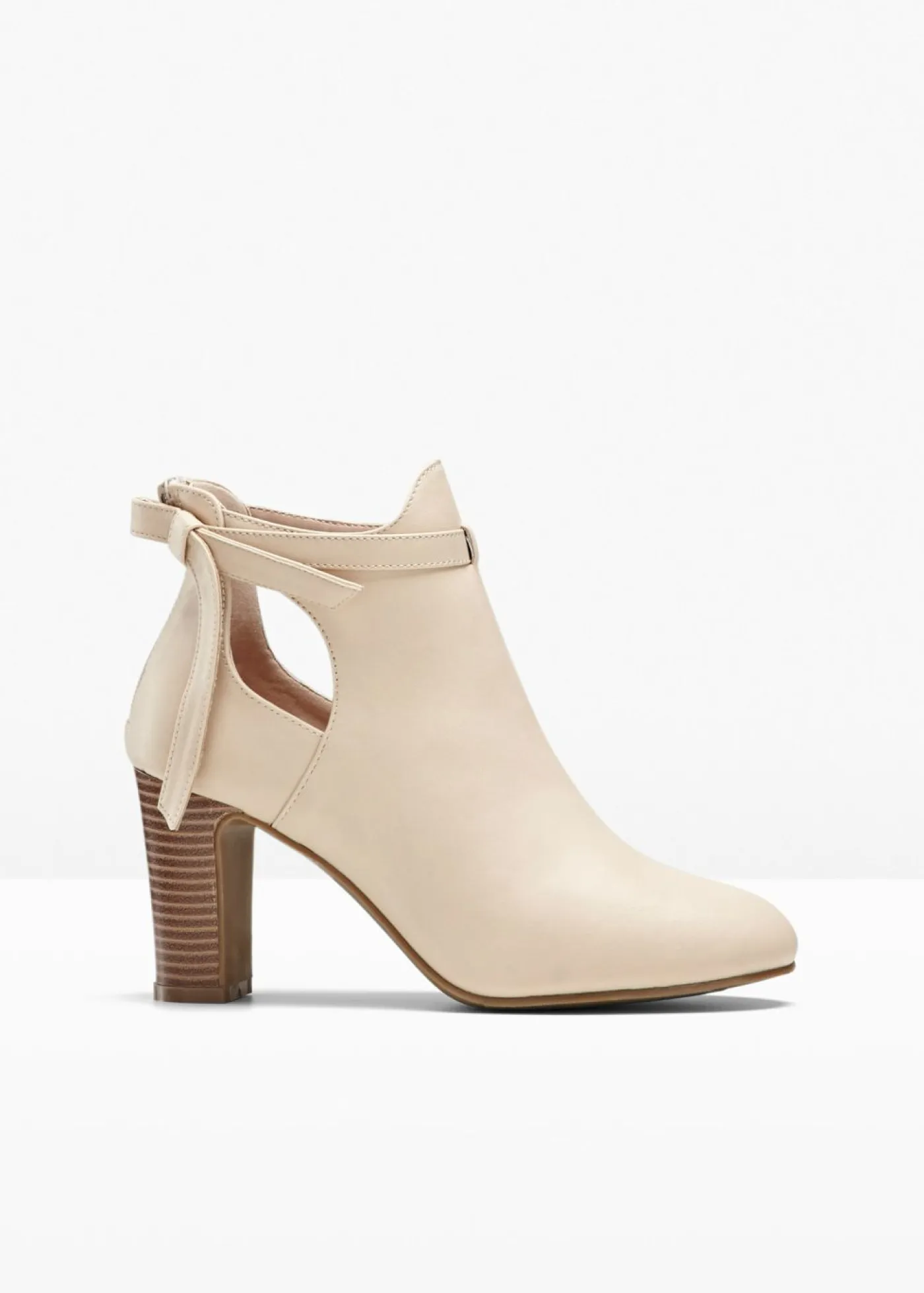 bonprix bonprix Tendencias·Zapatos Veganos|Botines>Botines con aberturas Beige