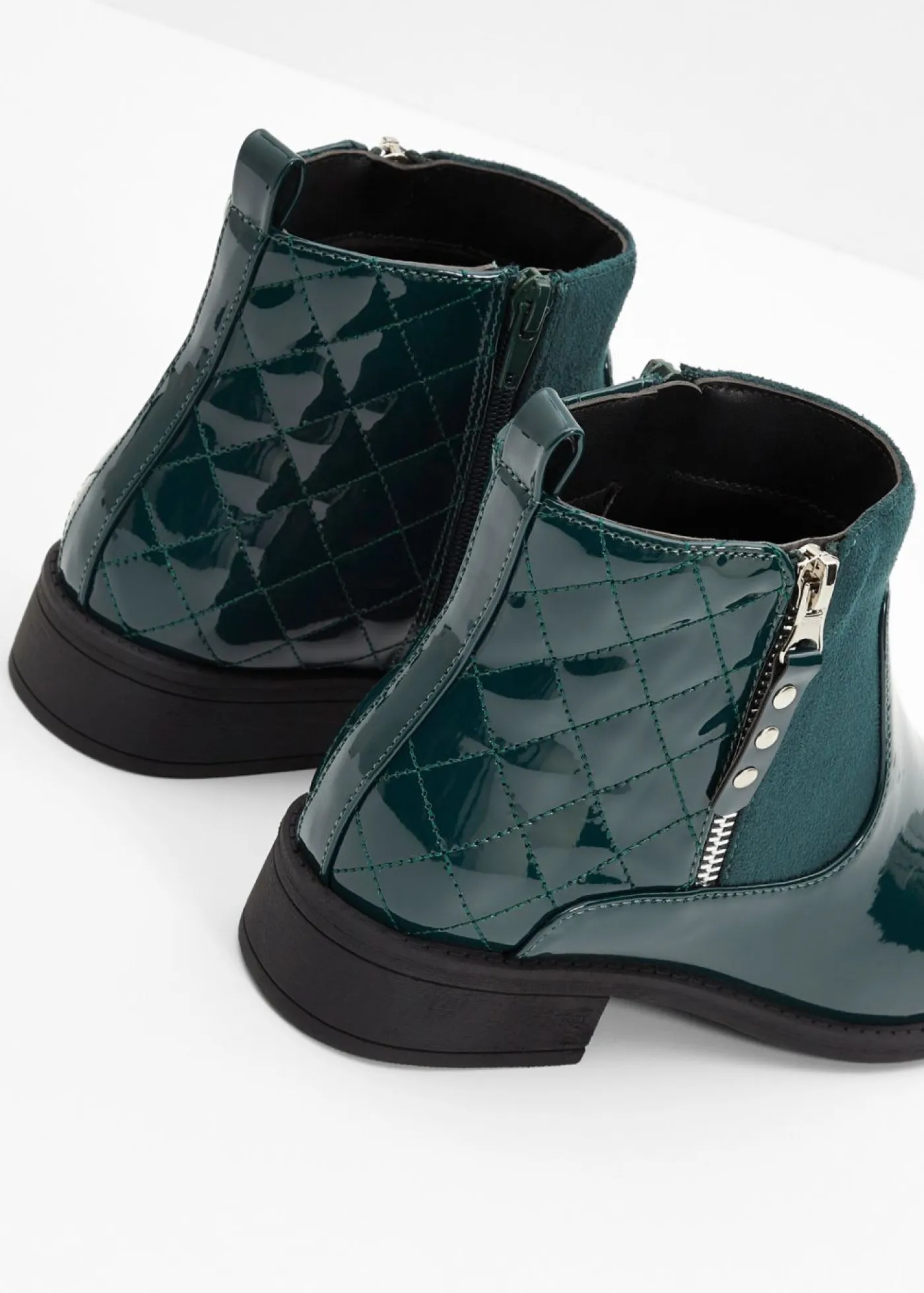 Mujer bonprix bonprix Botines con aspecto de charol