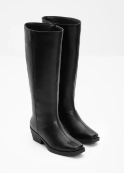 bonprix bonprix Botas>Botines con caña alta Negro