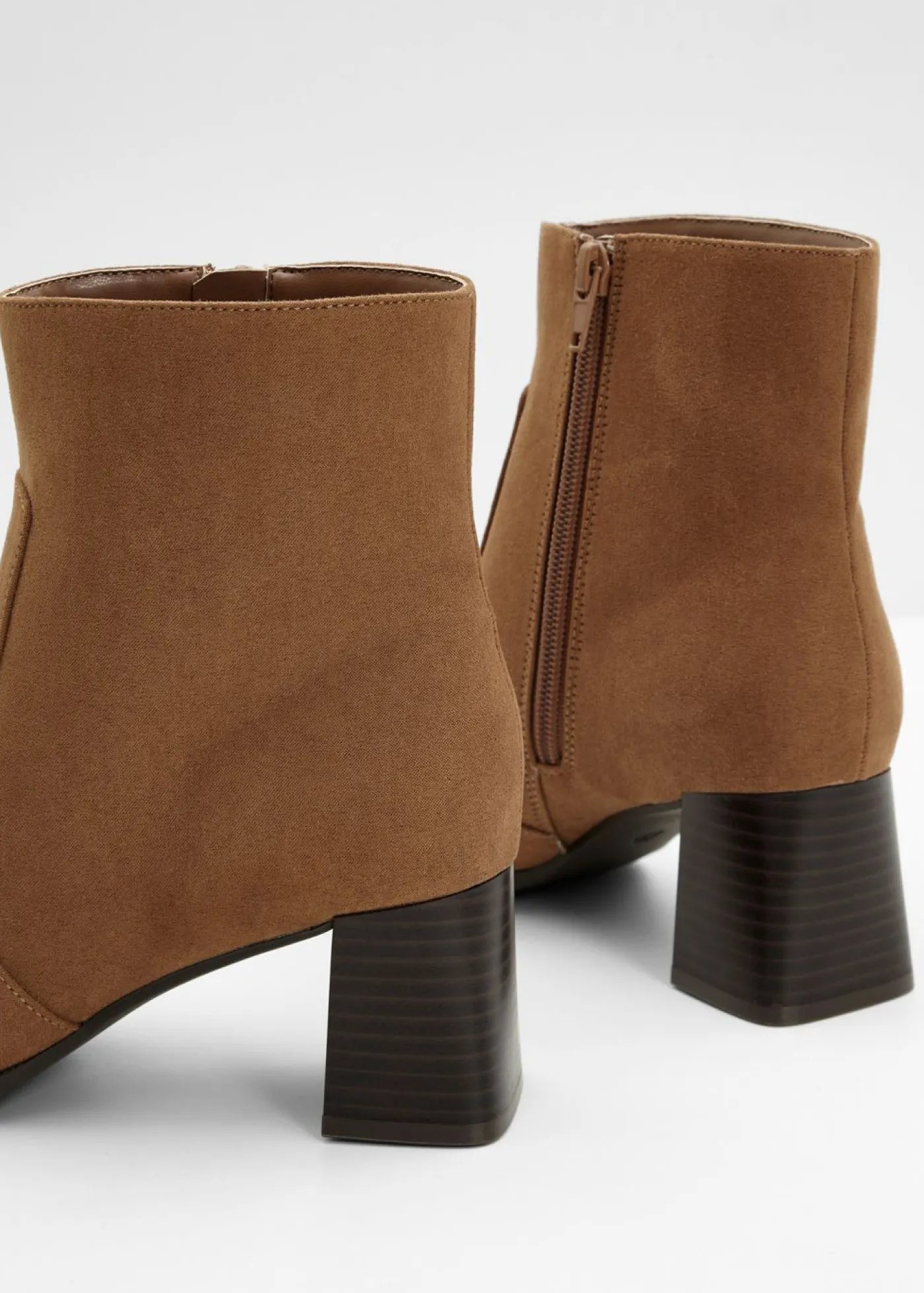 bonprix bonprix Botines>Botines con tacón grueso marrón