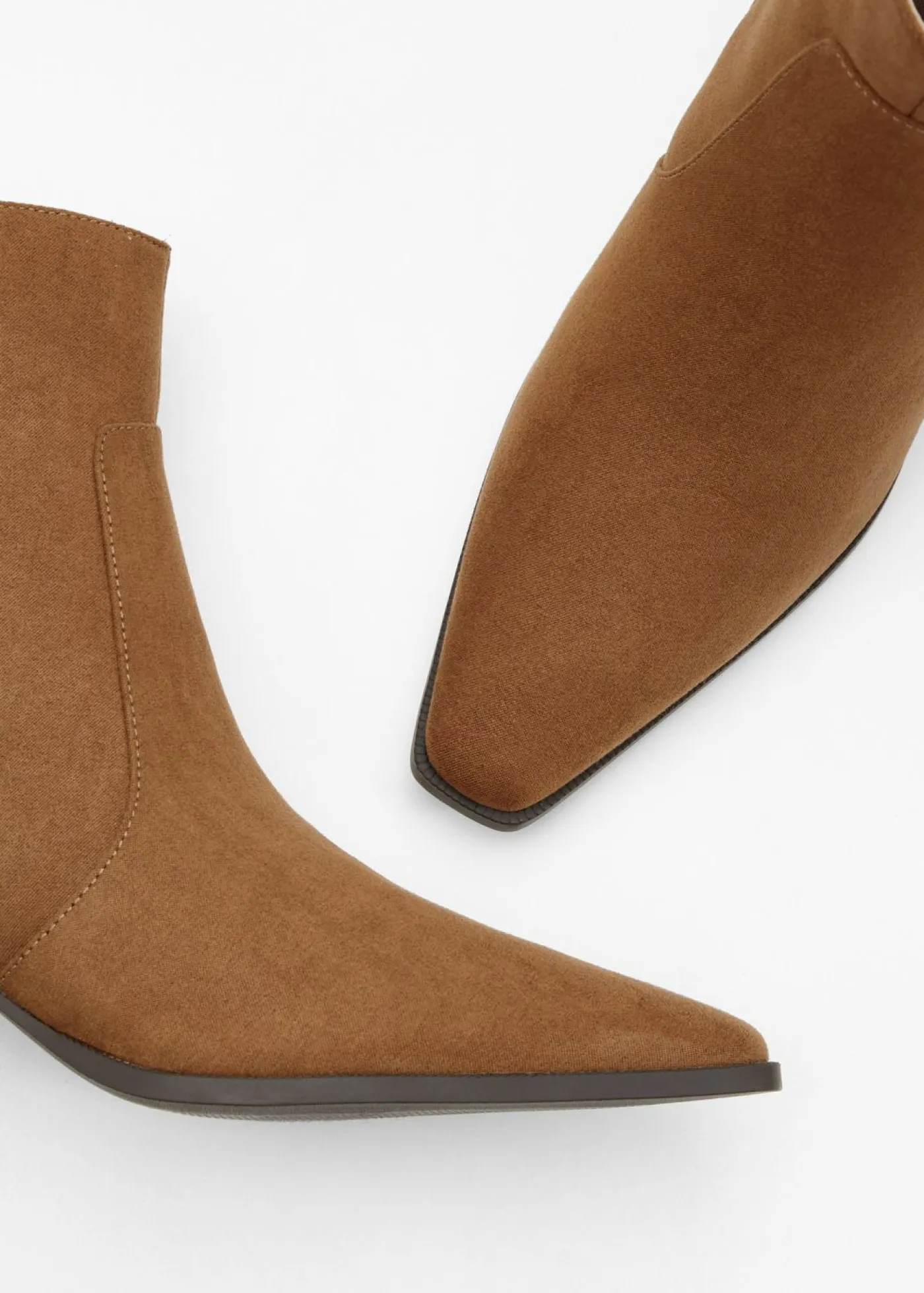 bonprix bonprix Botines>Botines con tacón grueso marrón