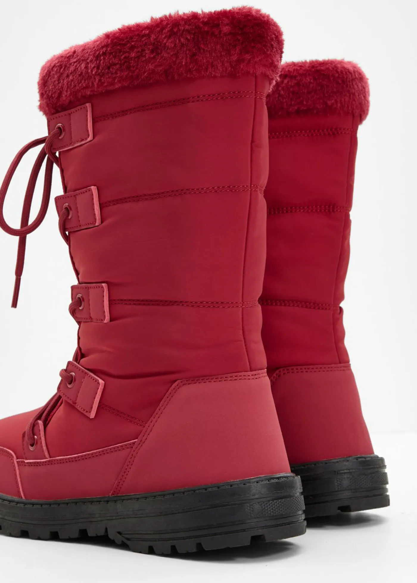 bonprix bonprix Tendencias·Zapatos Veganos|Botas De Pelo>Botines de cordones Rojo