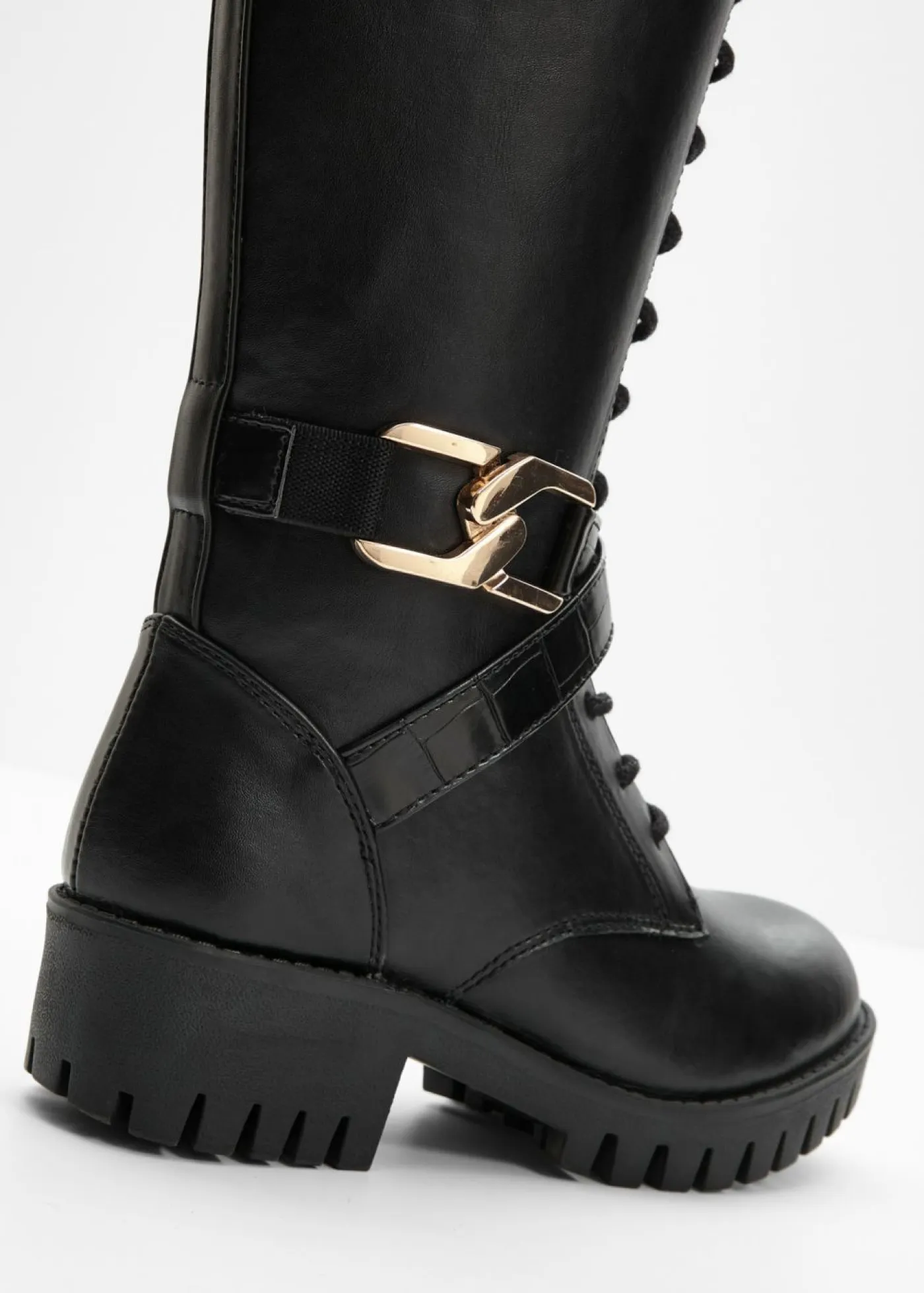 bonprix bonprix Botas>Botines de cordones Negro