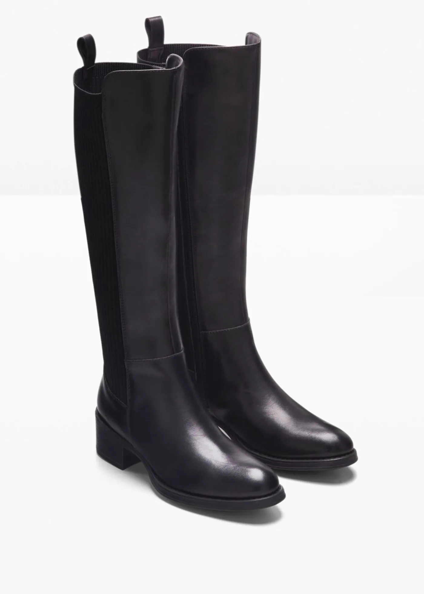 bonprix bonprix Botas De Pelo|Botas>Botines de cuero Negro