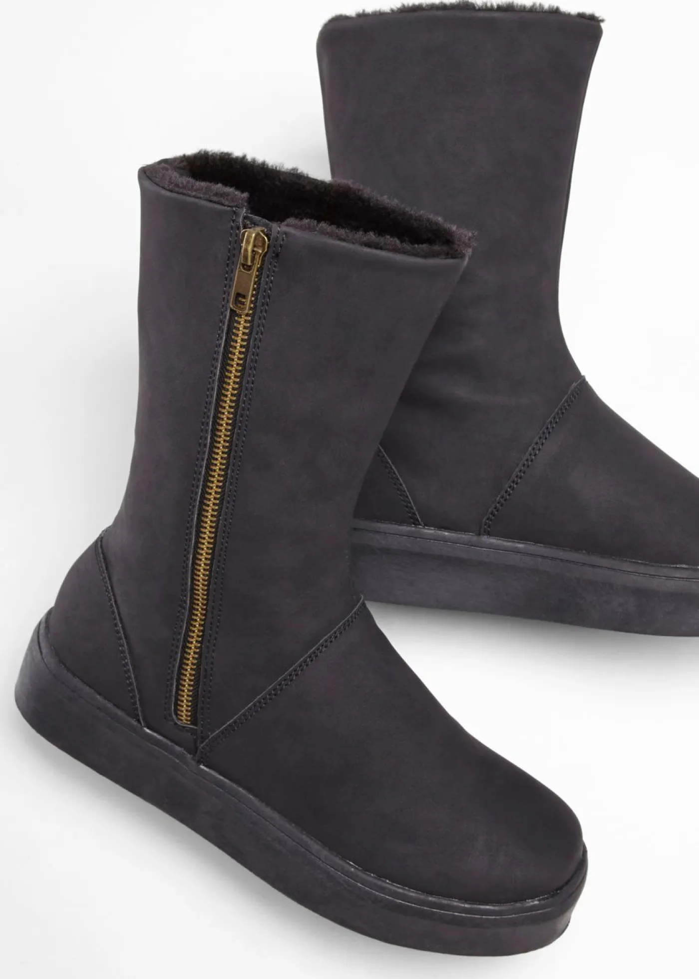 bonprix bonprix Botas De Pelo|Botas>Botines de invierno Negro