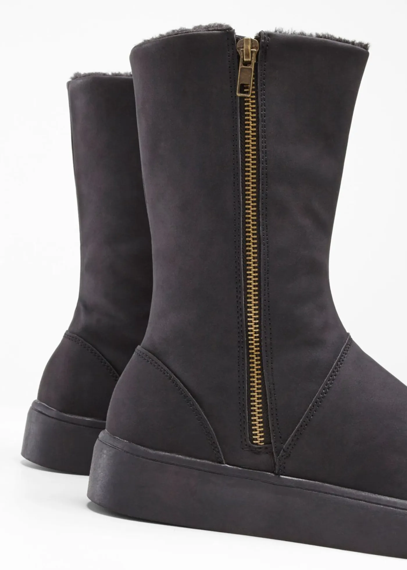 bonprix bonprix Botas De Pelo|Botas>Botines de invierno Negro