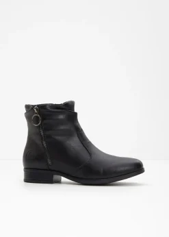 bonprix Rieker Zapatos De Marca·Rieker|Botas De Pelo>Botines de Rieker Negro