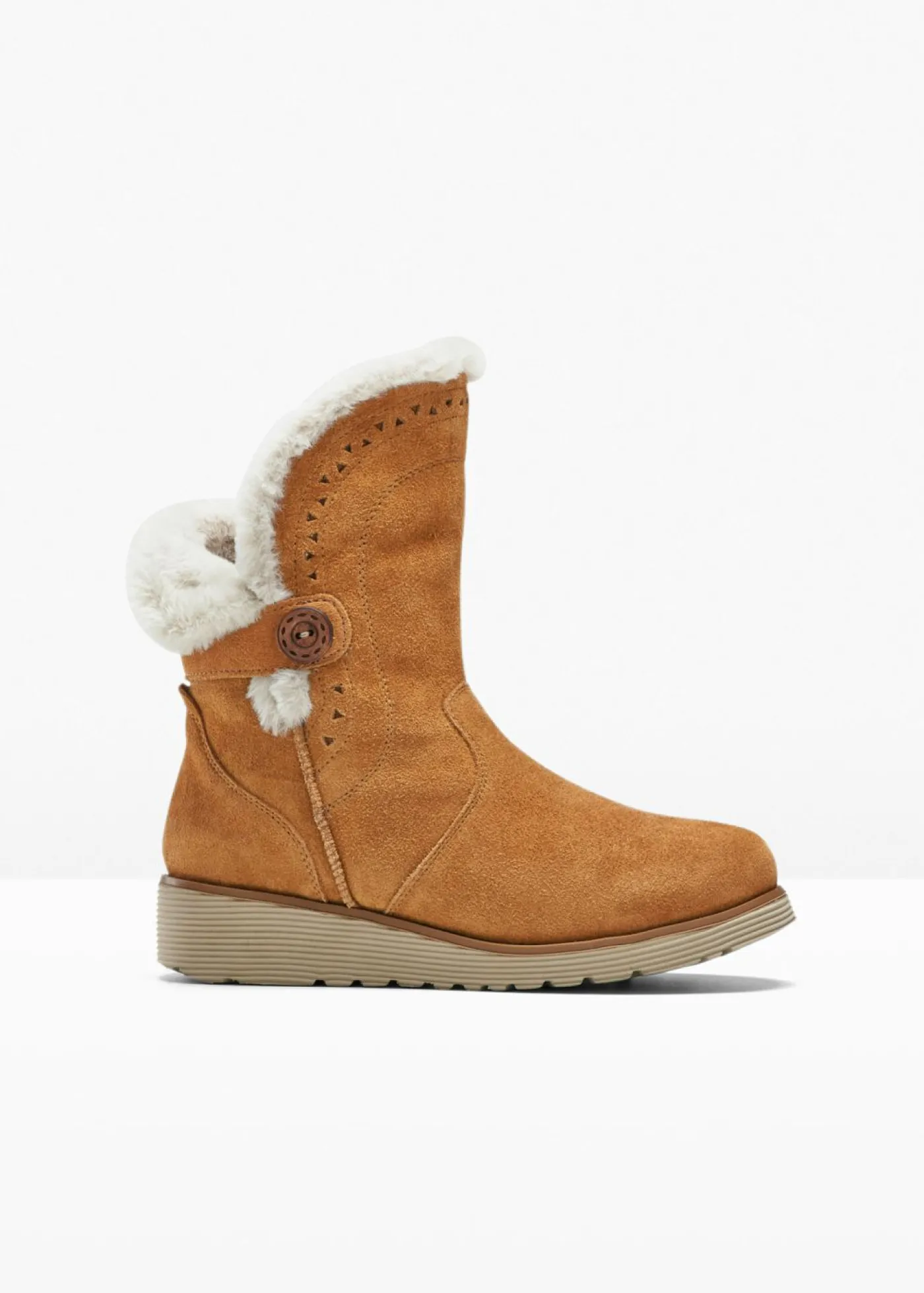 bonprix Skechers Zapatos De Marca·Skechers|Botas De Pelo>Botines de Skechers Marrón claro