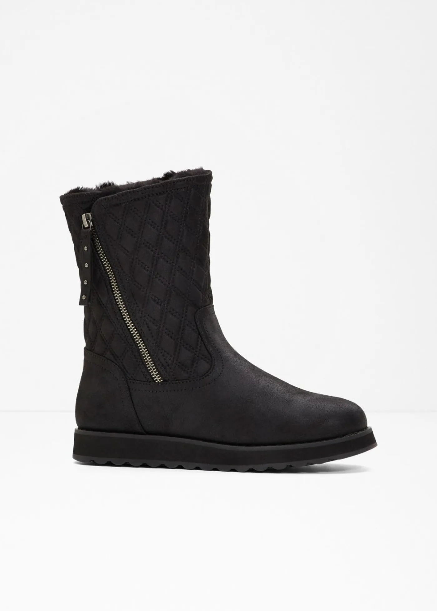 bonprix Skechers Zapatos De Marca·Skechers|Botas De Pelo>Botines de Skechers Negro