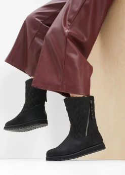 bonprix Skechers Zapatos De Marca·Skechers|Botas De Pelo>Botines de Skechers Negro