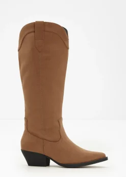 bonprix bonprix Botas>Botines vaqueros bronceado