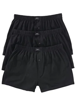 Hombre bonprix bonprix Boxers holgado de punto de algodón (3 unidades)