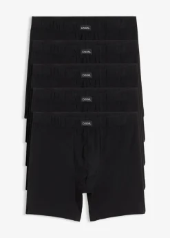 bonprix bonprix Bóxers|Ropa Interior·Bóxers>Boxers midi ajustados con algodón (5 unidades) Negro