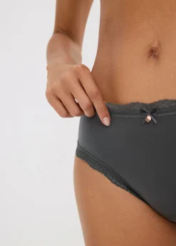 Mujer bonprix bonprix Braga brasileña con efecto brillante (3 unidades)