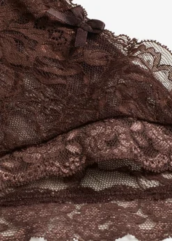 Mujer bonprix bonprix Braga brasileña con encaje delicado