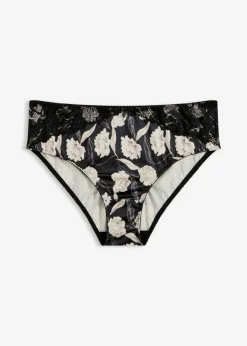 Mujer bonprix bonprix Braga con efecto brillante y detalles de encaje