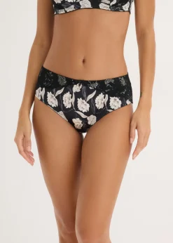 Mujer bonprix bonprix Braga con efecto brillante y detalles de encaje