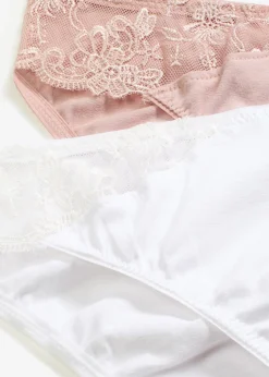 Mujer bonprix bonprix Braga con encaje (4 unidades)