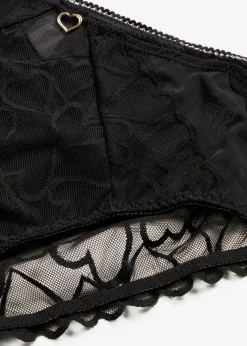 bonprix bonprix Lencería|Bragas>Braga con encaje delicado Negro