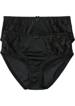 Mujer bonprix bonprix Braga con encaje delicado (2 unidades)