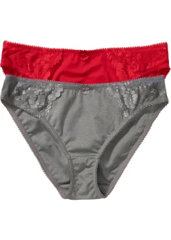 Mujer bonprix bonprix Braga con encaje delicado (2 unidades)