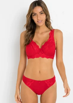 Mujer bonprix bonprix Braga con encaje delicado (2 unidades)