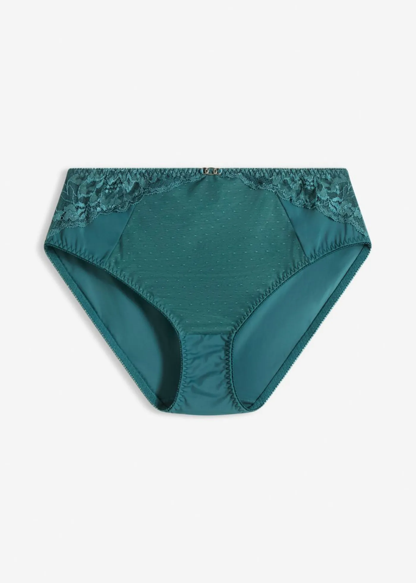 bonprix bonprix Lencería|Bragas>Braga con encaje delicado verde mar