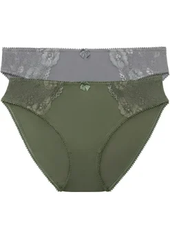 Mujer bonprix bonprix Braga con encaje delicado (2 unidades)