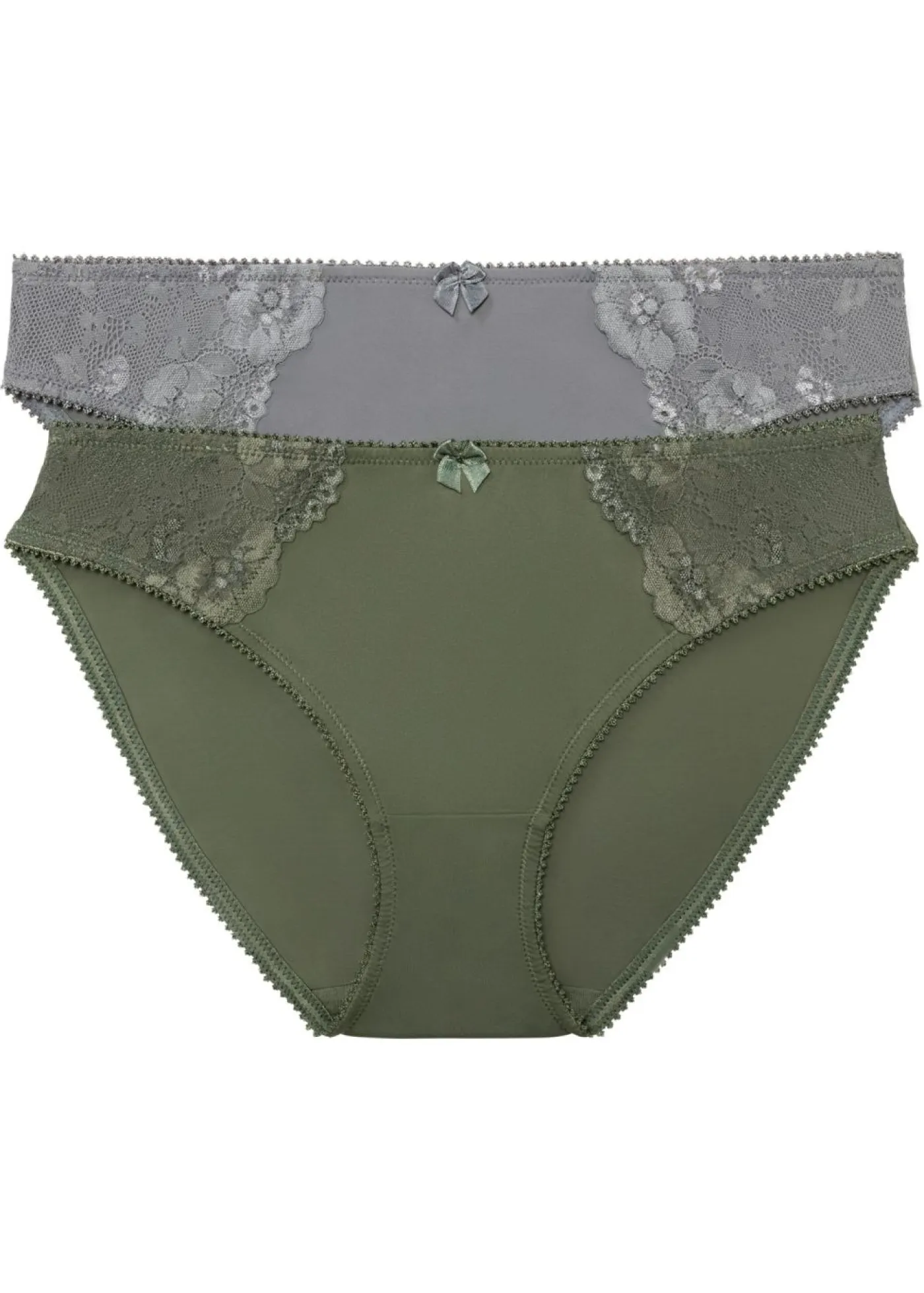 Mujer bonprix bonprix Braga con encaje delicado (2 unidades)