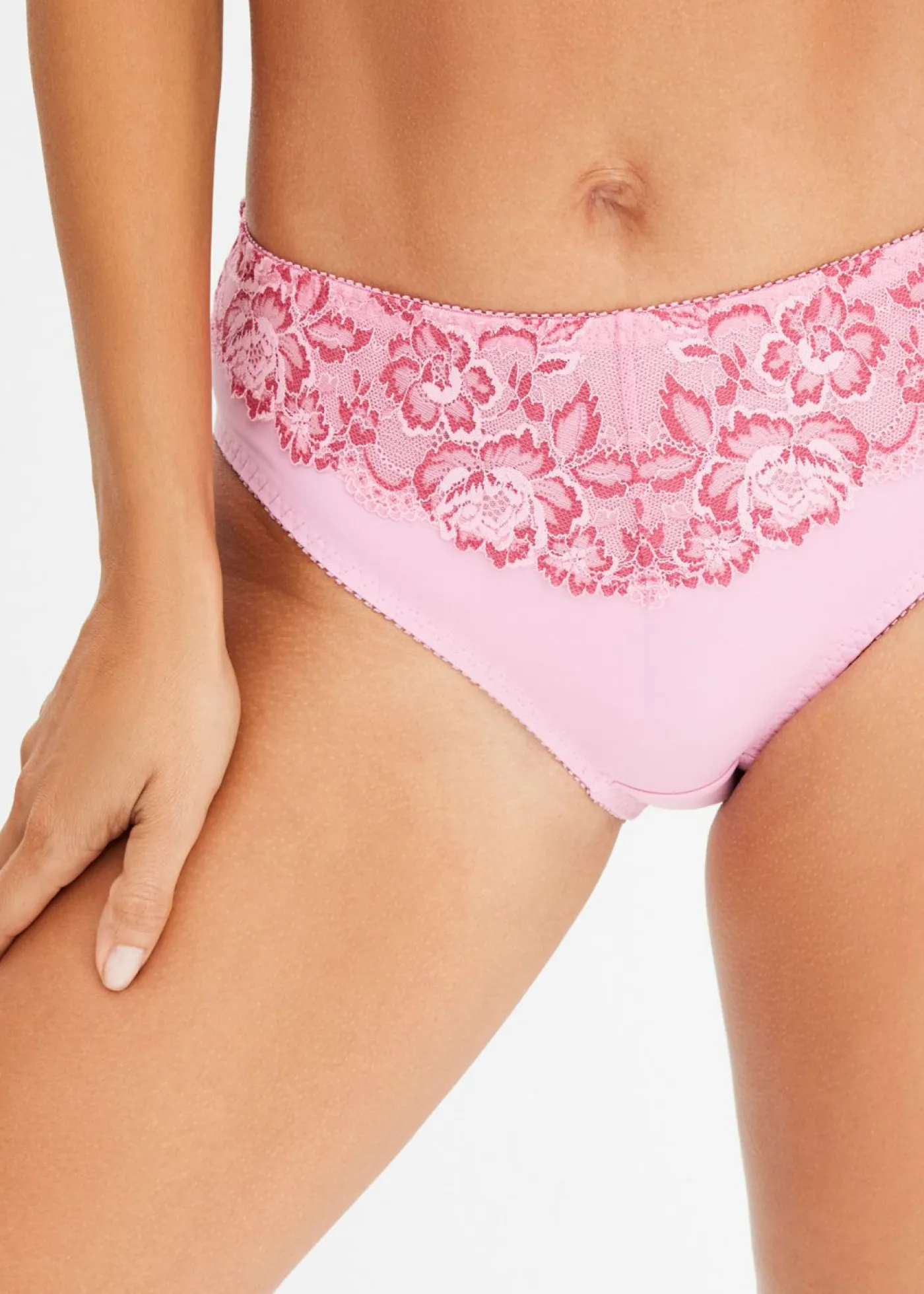 Mujer bonprix bonprix Braga con encaje delicado