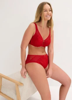 Mujer bonprix bonprix Braga con encaje delicado