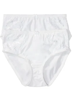 Mujer bonprix bonprix Braga con encaje delicado (2 unidades)